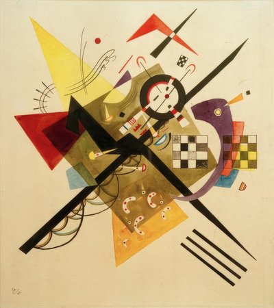 Ontwerp voor Op Wit II door Wassily Kandinsky